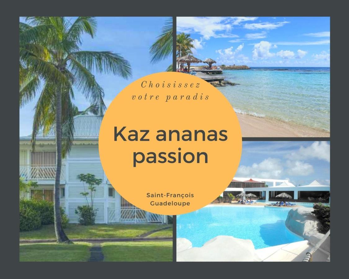 F3 _ Kaz Ananas Passion Au Manganao Apartamento Saint-Francois  Exterior foto